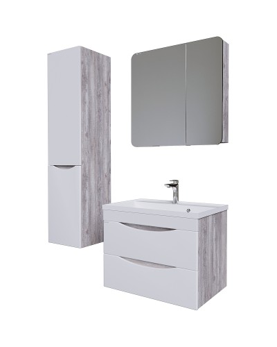 Зеркальный шкаф Grossman Талис 70 207006 Бетон пайн