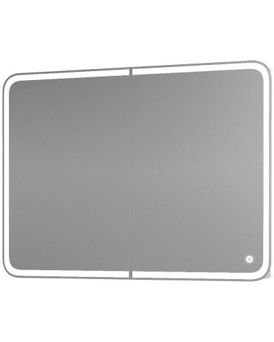 Зеркальный шкаф Grossman Адель 90 209004 с подсветкой Белый