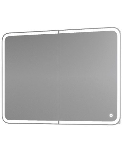 Зеркальный шкаф Grossman Адель 100 2010004 с подсветкой Белый