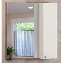 Зеркальный шкаф 75х80 см белый глянец Comforty Неаполь 00004147561