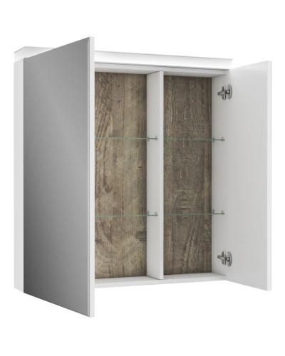 Зеркальный шкаф 81х84 см белый OWL 1975 Ragnar OW02.04.00