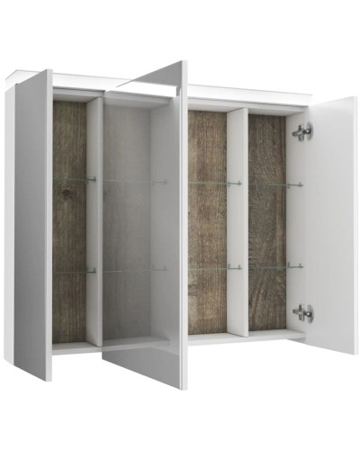 Зеркальный шкаф 101х84 см белый OWL 1975 Ragnar OW02.05.00