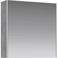 Зеркальный шкаф 61х60 см бетон светлый L/ R Aqwella 5 Stars Mobi MOB0406/ MOB0717BS/ Z
