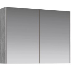 Зеркальный шкаф 80х60 см бетон светлый Aqwella 5 Stars Mobi MOB0408/ MOB0717BS/ Z