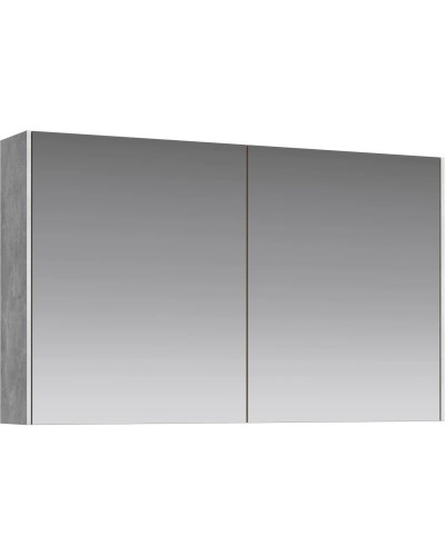 Зеркальный шкаф 100х60 см бетон светлый Aqwella 5 Stars Mobi MOB0410/ MOB0717BS/ Z