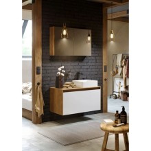 Зеркальный шкаф 100х60 см дуб балтийский Aqwella 5 Stars Mobi MOB0410/ MOB0717DB/ Z