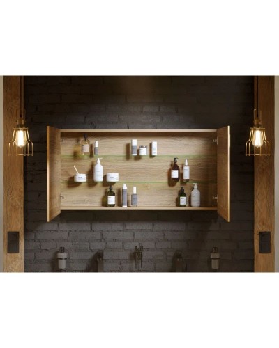 Зеркальный шкаф 120х60 см дуб балтийский Aqwella 5 Stars Mobi MOB0412/ MOB0717DB/ Z