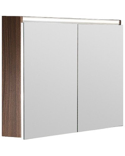 Зеркальный шкаф Boheme Armadi Art Vallessi 80 547-D с подсветкой Dark oak