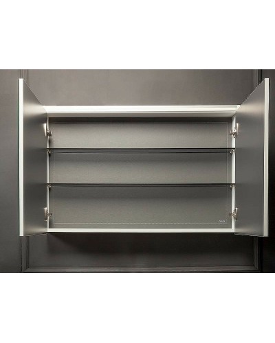 Зеркальный шкаф Boheme Armadi Art Vallessi 80 547-D с подсветкой Dark oak