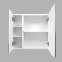 Зеркальный шкаф Comforty Лаура 60 00003119850 Белый глянцевый