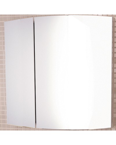 Зеркальный шкаф Comforty Лаура 60 00003119850 Белый глянцевый