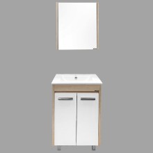 Зеркальный шкаф Comforty Тулуза 60 00003121350 Сосна лоредо