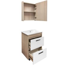 Зеркальный шкаф Comforty Тулуза 60 00003121350 Сосна лоредо