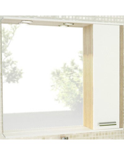 Зеркало со шкафом Comforty Тулуза 90 00003132228 Сосна лоредо