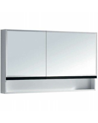 Зеркальный шкаф Orans BC-6019-1200R 120 601912RЗ Белый Черный