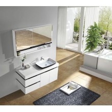 Зеркальный шкаф Orans BC-6019-1200R 120 601912RЗ Белый Черный