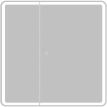 Зеркальный шкаф BelBagno Marino 80 SPC-MAR-800/800-2A-LED-TCH с подсветкой Белый