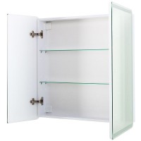 Зеркальный шкаф BelBagno Marino 80 SPC-MAR-800/800-2A-LED-TCH с подсветкой Белый