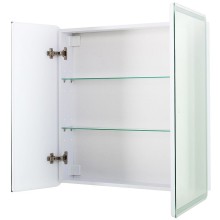 Зеркальный шкаф BelBagno Marino 80 SPC-MAR-800/800-2A-LED-TCH с подсветкой Белый