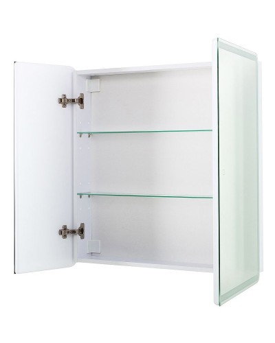Зеркальный шкаф BelBagno Marino 80 SPC-MAR-800/800-2A-LED-TCH с подсветкой Белый