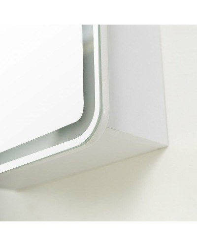 Зеркальный шкаф BelBagno Marino 80 SPC-MAR-800/800-2A-LED-TCH с подсветкой Белый
