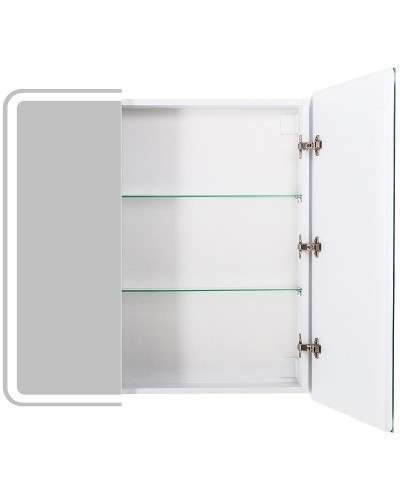 Зеркальный шкаф BelBagno Marino 80 SPC-MAR-800/800-2A-LED-TCH с подсветкой Белый