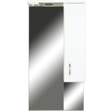 Зеркальный шкаф 55х108 см белый глянец Orange Стиль St-55ZS