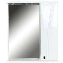 Зеркальный шкаф 60х71 см белый глянец Orange Лотос Lo-60ZS