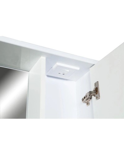 Зеркальный шкаф 75х87 см белый глянец Orange Глория Gl-75ZS