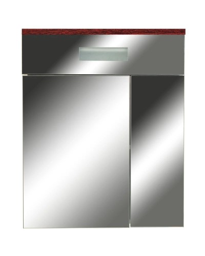 Зеркальный шкаф 60х73 см венге Orange Таис Ta-60ZSV