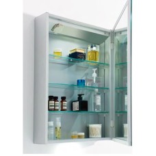 Зеркальный шкаф с нижней подсветкой 60х70 см BelBagno SPC-1A-DL-BL-600