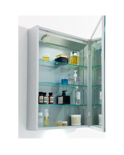 Зеркальный шкаф с нижней подсветкой 60х70 см BelBagno SPC-1A-DL-BL-600