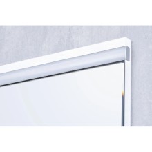 Зеркальный шкаф 80,2х85,1 см белый глянец L Акватон Рене 1A222502NRC80