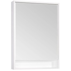 Зеркальный шкаф 60х85 см белый глянец Акватон Капри 1A230302KP010
