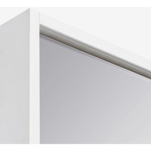 Зеркальный шкаф 60х85 см белый глянец Акватон Капри 1A230302KP010