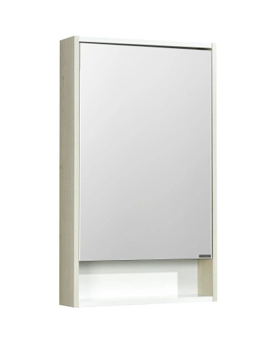 Зеркальный шкаф 51х86 см белый глянец/ясень фабрик Акватон Рико 1A212302RIB90