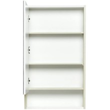 Зеркальный шкаф 51х86 см белый глянец/ясень фабрик Акватон Рико 1A212302RIB90