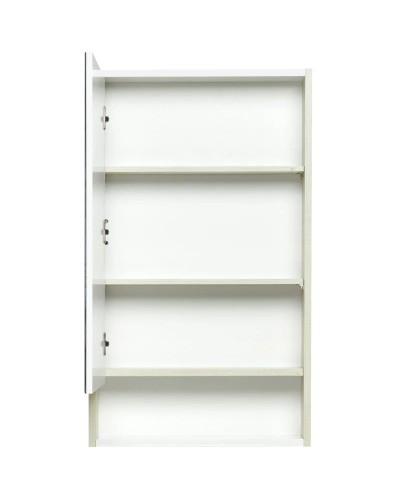 Зеркальный шкаф 51х86 см белый глянец/ясень фабрик Акватон Рико 1A212302RIB90