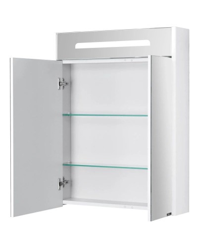 Зеркальный шкаф 60х78 см дуб полярный Акватон Сильва 1A216202SIW70