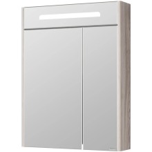 Зеркальный шкаф дуб фьорд 60х78 см Акватон Сильва 1A216202SIW60