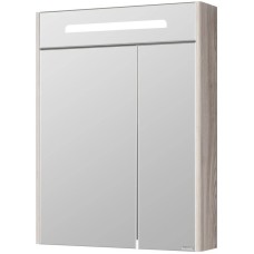 Зеркальный шкаф дуб фьорд 60х78 см Акватон Сильва 1A216202SIW60