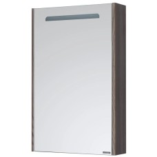 Зеркальный шкаф 50х78 см дуб макиато Акватон Сильва 1A215502SIW5L