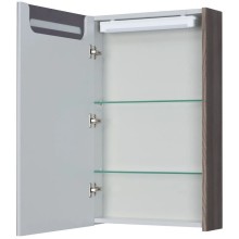 Зеркальный шкаф 50х78 см дуб макиато Акватон Сильва 1A215502SIW5L