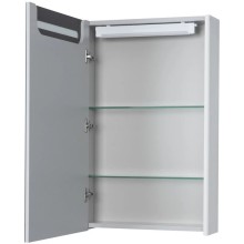 Зеркальный шкаф 50х78 см дуб полярный Акватон Сильва 1A215502SIW7L