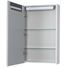 Зеркальный шкаф 50х78 см дуб полярный Акватон Сильва 1A215502SIW7L