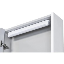 Зеркальный шкаф 50х78 см дуб полярный Акватон Сильва 1A215502SIW7L