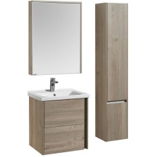 Зеркальный шкаф 60х83,3 см сосна арлингтон R Акватон Стоун 1A231502SX850