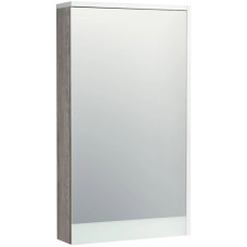 Зеркальный шкаф белый глянец/дуб навара 45,9х81,9 см Акватон Эмма 1A221802EAD80