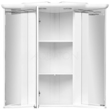 Зеркальный шкаф 62х62 см белый Акватон Альтаир 1A042702AR010