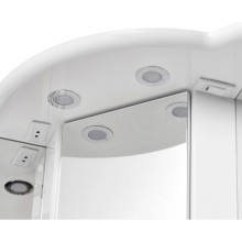 Зеркальный шкаф 62х62 см белый Акватон Альтаир 1A042702AR010